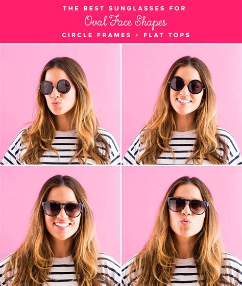 how to find the best sunglasses for your face shape face shapes oval faces sunglasses