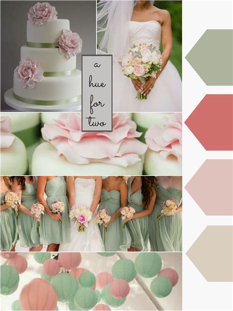 Wedding Colour Scheme Pastels Light Sage Coral And Light Pink A