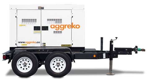 30 Kw Diesel Generator Rentals Portable Trailer Mounted Generators