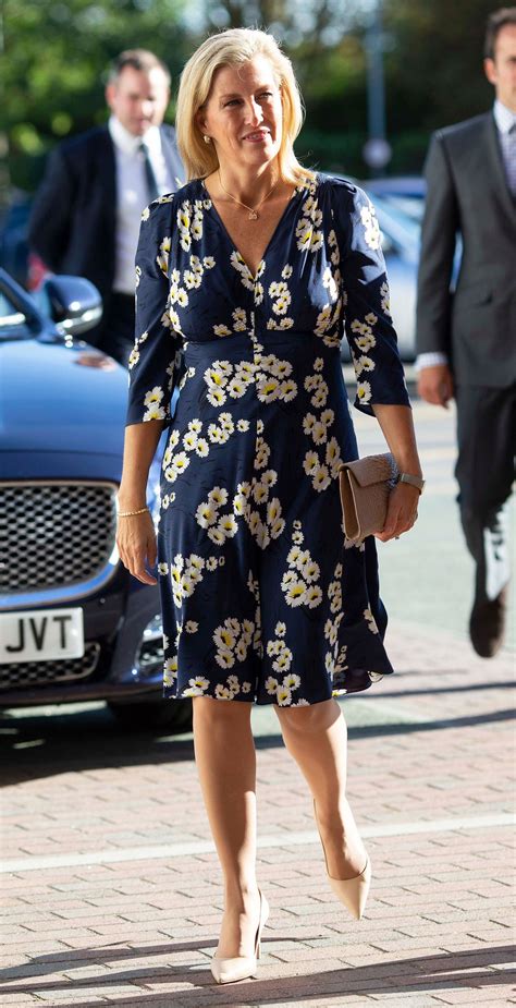 Sophie Countess Of Wessex Looks Stylish Volunteering At A Charity