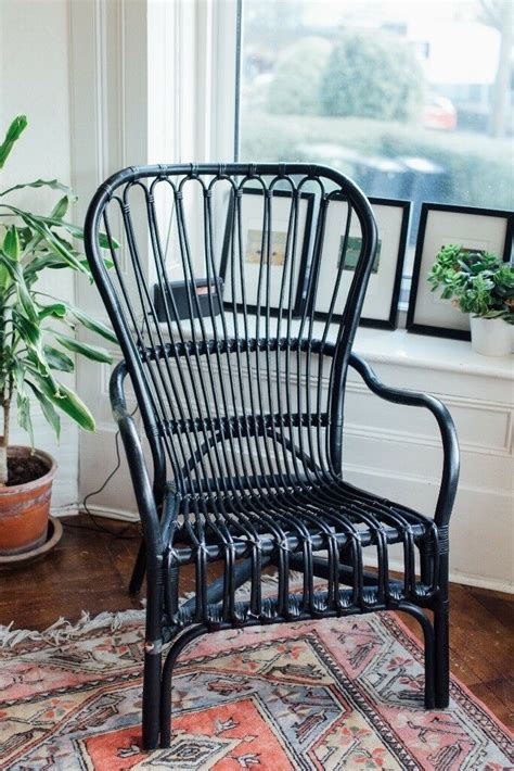 Do you assume wicker dining room chairs ikea appears to be like great? IKEA STORSELE High-back armchair, black, rattan - chair ...