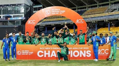پاکستان نے بھارت کو 128 رنز سے شکست دیکر ایمرجنگ ایشیا کپ جیت لیا
