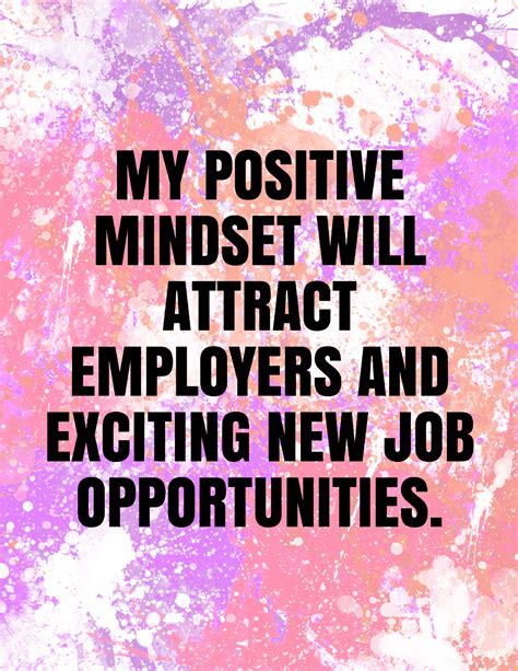 Positive Career Affirmations Job Quotes New Job Quotes Career