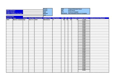 Multiple Project Tracking Template Excel Addictionary