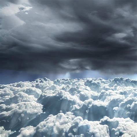 Storm Cloud Above Far Away Mountain 3d Detailed 8k Arthubai