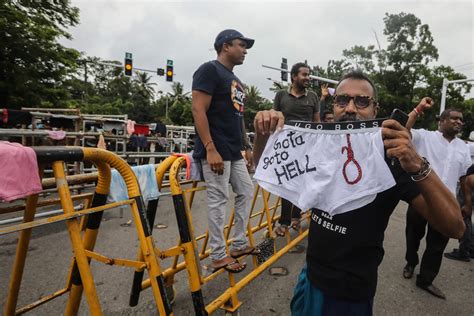 Anti Government Protest Strike Brings Crisis Hit Sri Lanka To