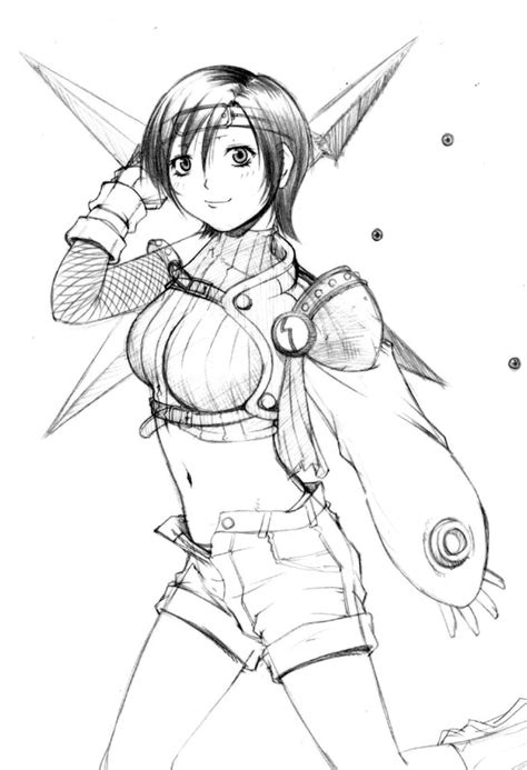 Yuffie Kisaragi Final Fantasy And 1 More Drawn By Fumizukimisoka