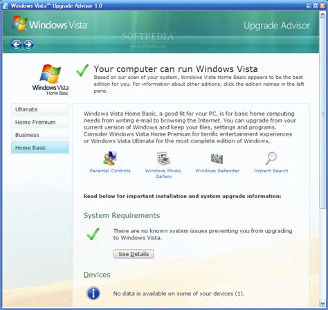 Download Windows Vista Upgrade Advisor