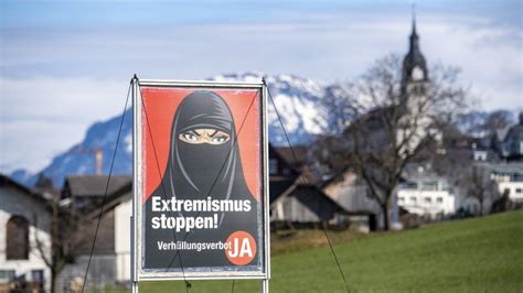 switzerland referendum voters support ban on face coverings in public bbc news