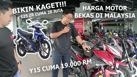 Rm8,168 (atas jalan tanpa insurans). HARGA MOTOR YAMAHA 125 ZR & Y15 ZR DI MALAYSIA! - YouTube