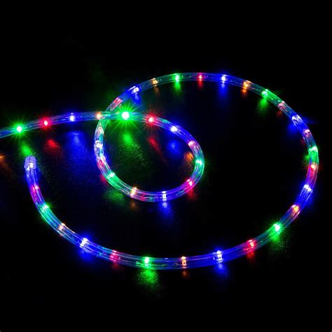 Wyzworks 150 Ft Multi Rgb Pre Assembled Led Rope Lights 2 Wire