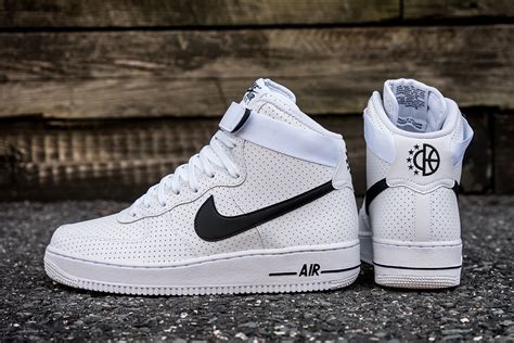 Nike Air Force 1 High Perf White Black Sneaker Bar Detroit