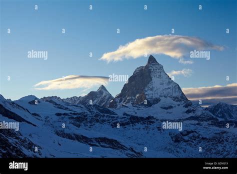 Geography Travel Switzerland Matterhorn Cervin 4478m From Monte