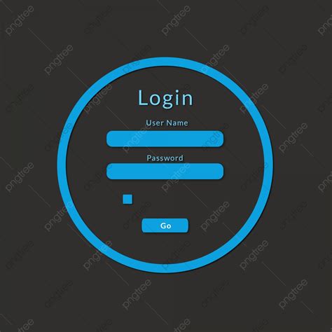 Login Circle Form User Page Design Template Download On Pngtree