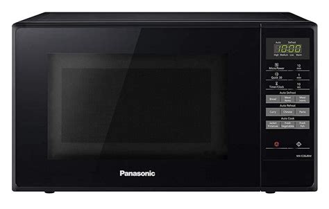 Panasonic Nn E28jbmbpq Compact Solo Microwave 20 Litre 800w Black