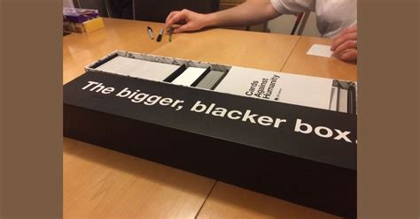 Maybe you would like to learn more about one of these? Cards Against Humanity: The Bigger, Blacker Box | Board Game | BoardGameGeek