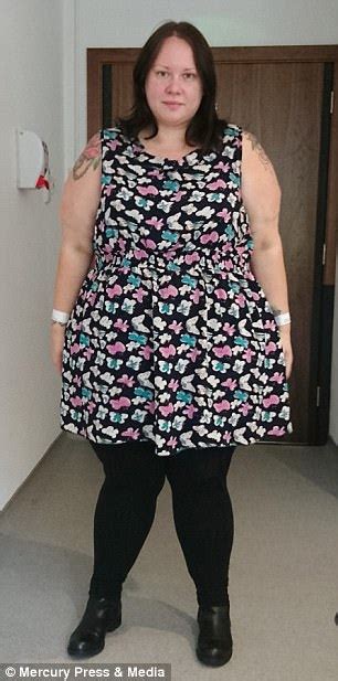 25 stone woolston woman sheds half of her body weight daily mail online