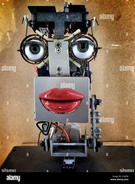 Funny Robot Head Stock Photo Alamy