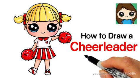 How To Draw A Cheerleader Step By Constructiongrab Moonlightchai