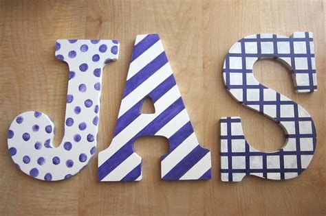 Tea Stained Tidbits Painted Letters