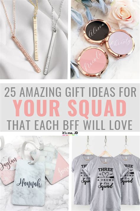 25 Best Friend Gift Ideas | Gifts Your Squad Will Love | Birthday gifts
