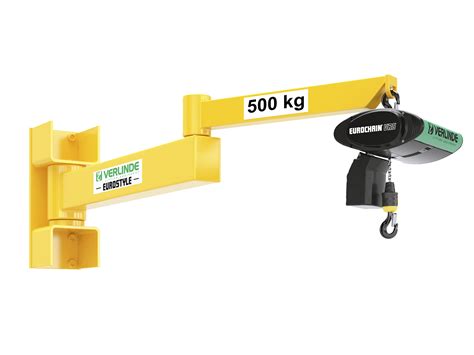 Wall Mounted Articulated Jib Crane For Kg Loads And Metre Radius My