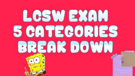 Lcsw Discusses The 5 Categories On The Lcsw Exam Know What To Study