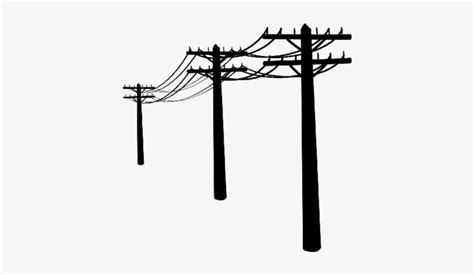 Telephone Pole Clipart Utility Lines Ornament Round Png Image