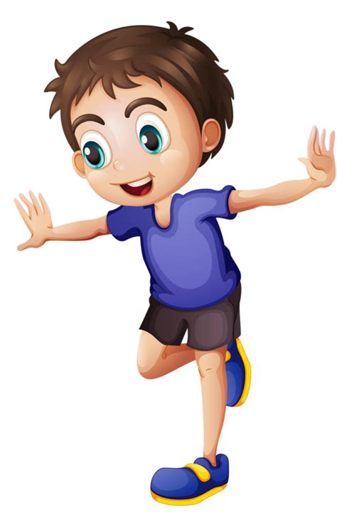 Jumping Child Clip Art Hop On One Foot Clipart Free