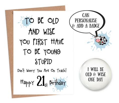 funny 21st birthday cards personalised 21st birthday cards personalised