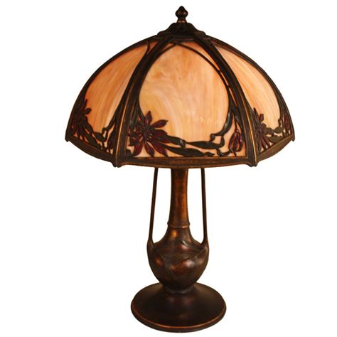 American Art Nouveau Table Lamp At 1stdibs