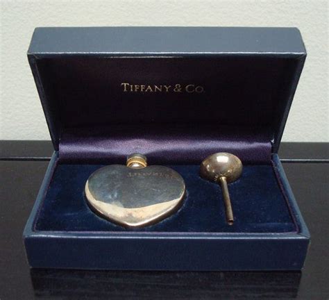 Vintage Tiffany And Co Sterling Heart Perfume W Funnel Etsy Vintage
