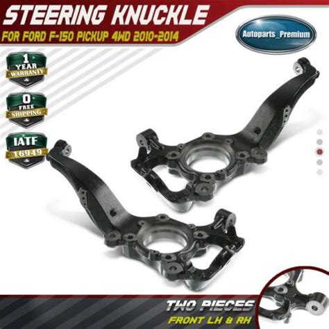 2x Steering Knuckle For Ford F 150 Pickup 4wd 2010 2014 Front Driver