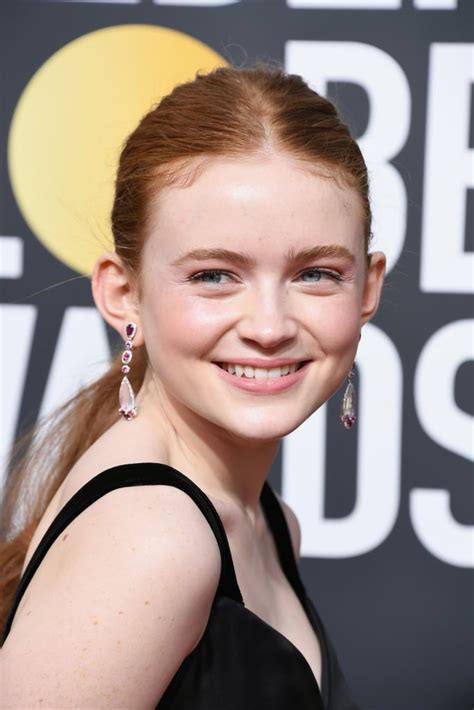 Sadie Sink Celebrity Hair And Makeup At The 2018 Golden Globes