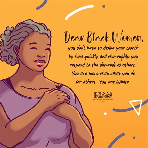 Dear Black Women Affirmations Beam