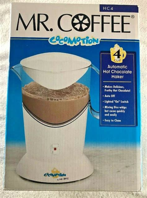 Cocomotion Mr Coffee Hot Chocolate Maker 4 Cups Automatic Hc4
