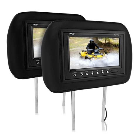 7 Inch Tft Lcd Adjustable Headrest Monitors Widescreen Built In