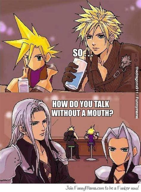 Final Fantasy VII Final Fantasy Vii Final Fantasy Funny Final
