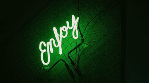 Green Neon Backlight Hd Wallpaper