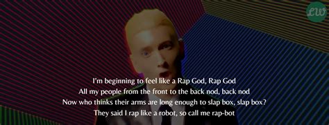 Eminem Rap God Lyrics