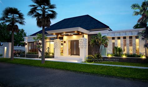 desain rumah mewah    lantai style villa bali modern