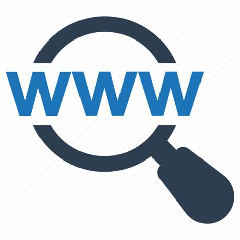 Domain search, search engine, seo, web search icon