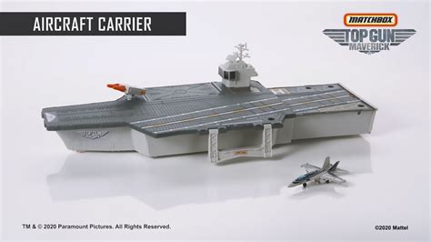Matchbox Top Gun Aircraft Carrier Play Set T Idea For Ages 4 To 8