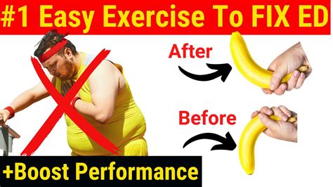 1 Easy Exercise To Fix Erectile Dysfunction And Boost Performance Youtube