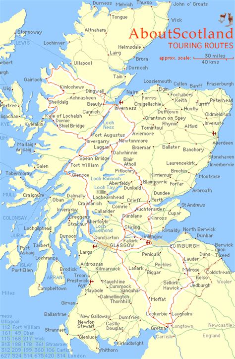 When you look at a map of scotland, you may think we're small, but we pack an amazing variety of things into our borders. Map of Scotland