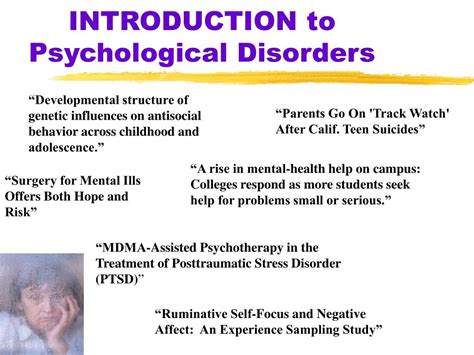 Although consensus can be difficult, it is extremely important for mental. PPT - INTRODUCTION to Psychological Disorders PowerPoint ...