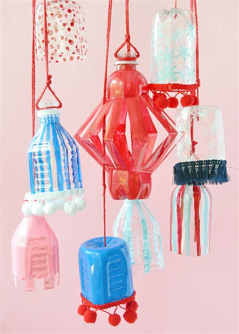 Recyclable Plastic Bottle Lanterns Handmade Charlotte