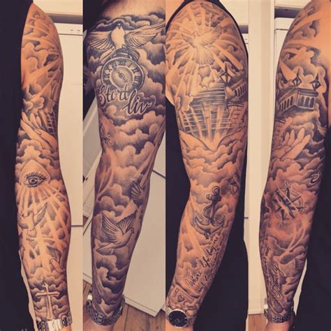 Image Result For Tattoo Sleeve Wolken Cloud Tattoo Sleeve Men Tattoos
