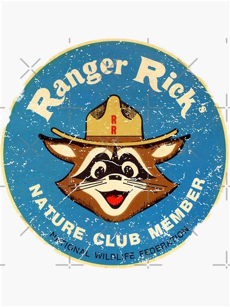 Ranger Rick Sticker For Sale By Retrorockit Redbubble