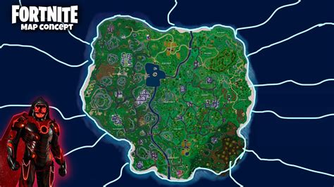 Fortnite Map Concept Chapter 1 But In The STYLE Of Chapter 4 YouTube